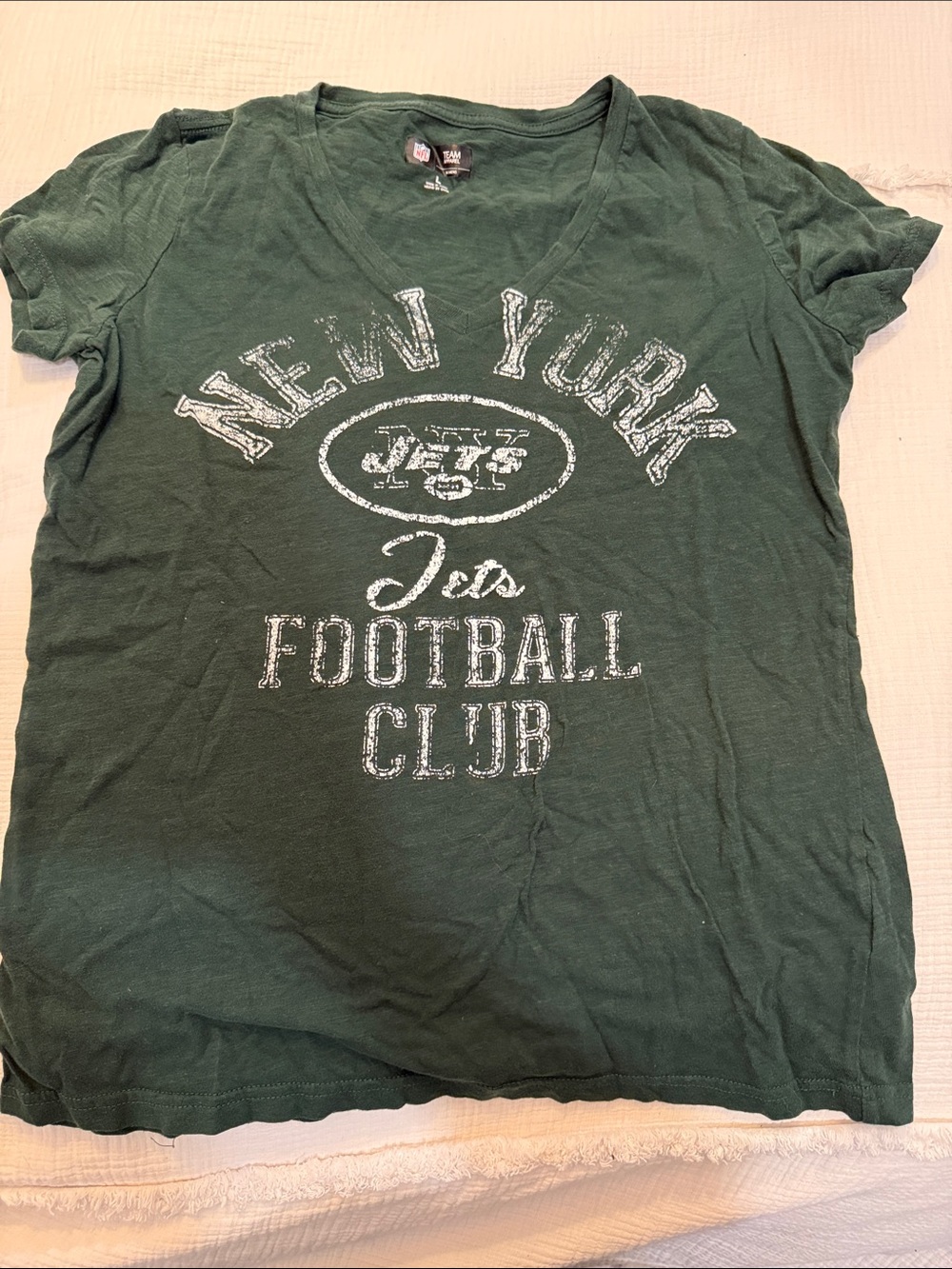 NFL Kids Green New York Jets Football Club Tee